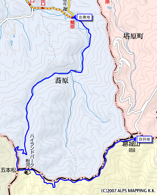 �R�[�X�n�}